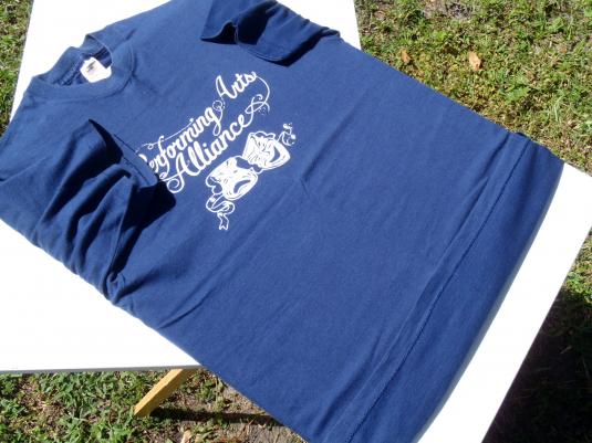 Vintage 1980s Performing Arts Alliance Navy Blue T Shirt M