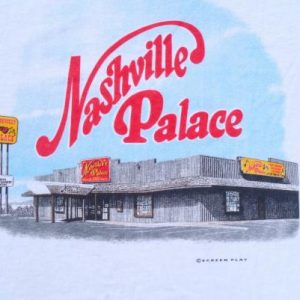 Vintage 1990s Nashville Palace Country Music White T-Shirt M