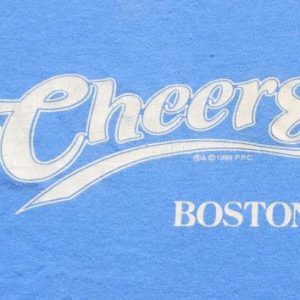 Vintage 1980s Cheers of Boston Blue Souvenir T-Shirt L/XL