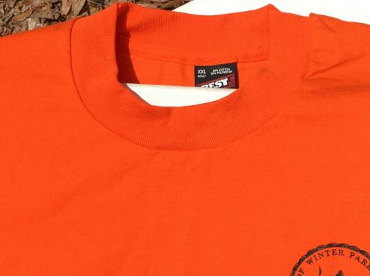 Vintage 1990s Winter Park City of Homes Orange T-Shirt XXL