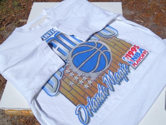 Vintage 1995 White Orlando Magic NBA Cotton T Shirt XL