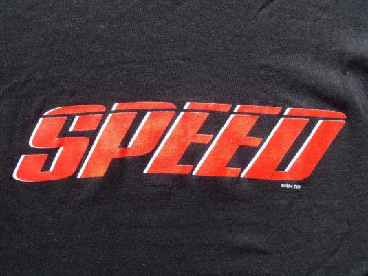 Vintage 1994 Speed Movie Promo Black T Shirt L