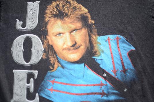 Vintage 1993 Joe Diffie Black Cotton Concert Tour T-Shirt L