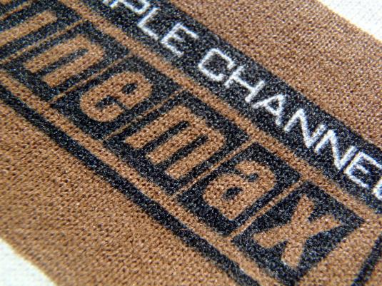 Vintage 1990s HBO Cinemax Beige T-Shirt XL | Defunkd