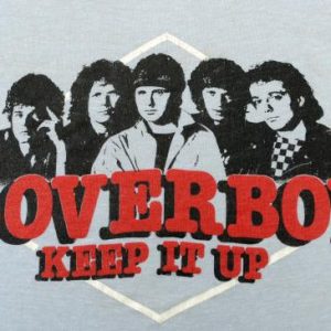 Vintage 1980s Loverboy Concert Tour Gray T Shirt S/M