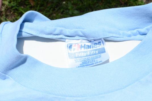 Vintage 1992 AMRAAM F-16 Light Blue T-Shirt