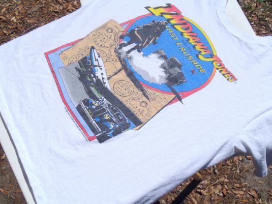 Vintage 1989 Indiana Jones Last Crusade Cotton T Shirt M