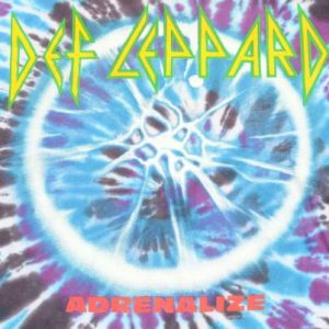 Vintage 1992 Def Leppard Adrenalize Tie Dye Blue T Shirt L