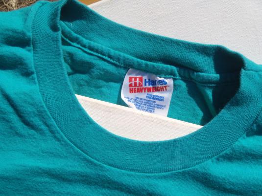 Vintage 1990s Florida Lottery Teal Green T-Shirt L