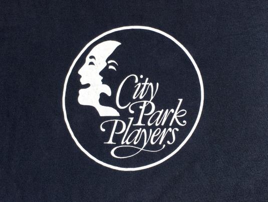 Vintage 1980s City Park Players Alexandria LA Black T-Shirt