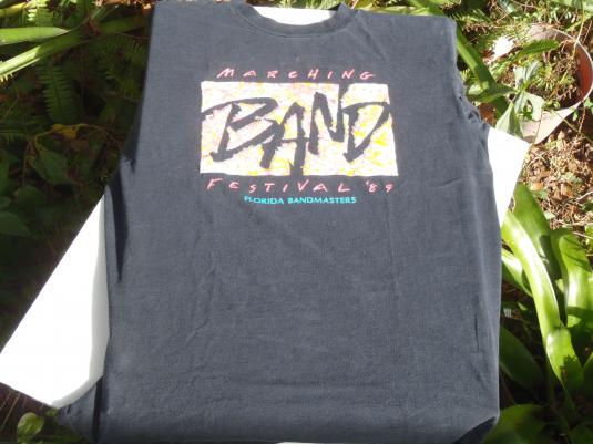 1989 Florida Marching Band Festival Vintage T-Shirt