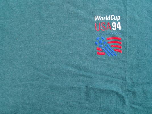 Vintage 1994 Orlando World Cup Green T-Shirt L by Kingstree