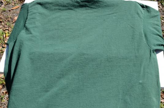 Vintage 1990s Southwestern Print Green Cotton T Shirt XL
