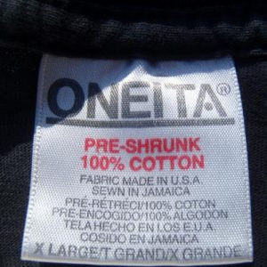 Vintage 1990s Keno MA Lottery Black Cotton T-Shirt XL