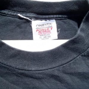 Vintage 1980s Barbara Mandrell Black Cotton T-Shirt XL