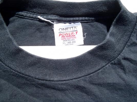 Vintage 1980s Barbara Mandrell Black Cotton T-Shirt XL