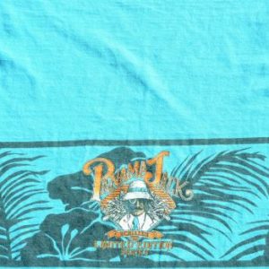 Vintage 1987 Panama Jack Blue Ringer T-Shirt XL