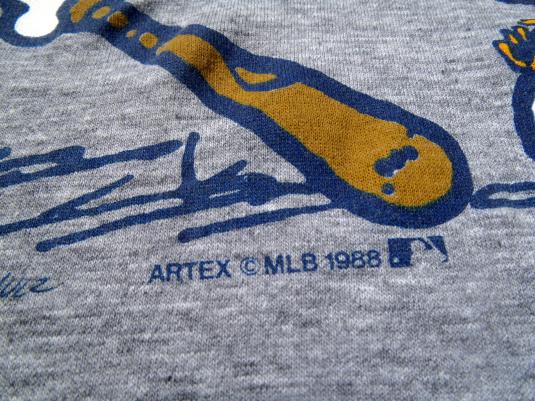 Vintage 1980s Gray St. Louis Cardinals Snoopy Rayon T Shirt L/XL