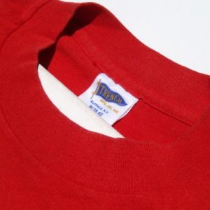 Vintage 1980s Red Chicago Bulls NBA Throwback T-Shirt M