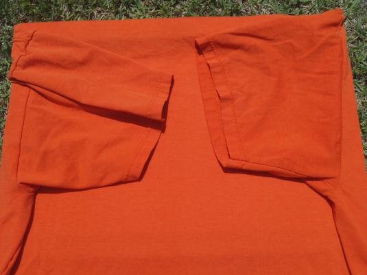 Vintage 1990s Orange Soccer T Shirt L/XL