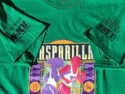 Vintage 1994 Gasparilla Distance Classic Green T-Shirt L