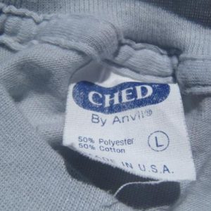 Vintage 1987 Eric Clapton Phil Collins Concert Gray T Shirt