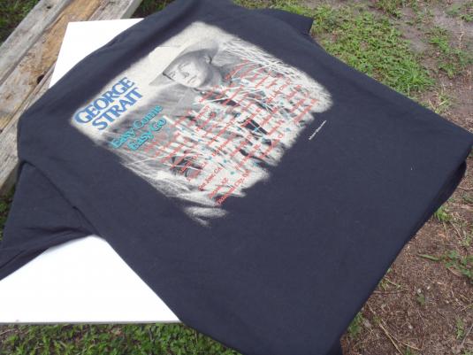 Vintage 1993 George Strait Easy Come Easy Go Tour T-Shirt XL