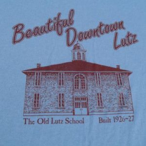 Vintage 1980s Beautiful Downtown Lutz T-Shirt L/XL