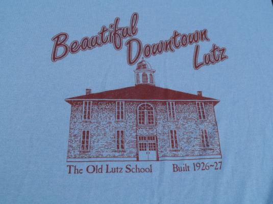 Vintage 1980s Beautiful Downtown Lutz T-Shirt L/XL