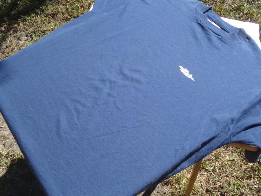 Vintage 1980s Air Force Aim High Navy Blue T Shirt XL