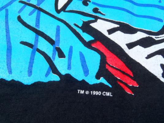 Vintage 1990 Black Five Guys Named Moe Musical Cotton T-Shirt L