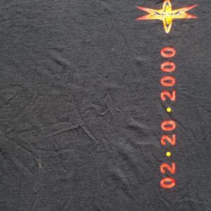 Vintage 1990s WCW Terror in San Francisco Black T-Shirt XL