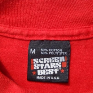 Vintage 1980s National Ski College Colorado Red T Shirt L