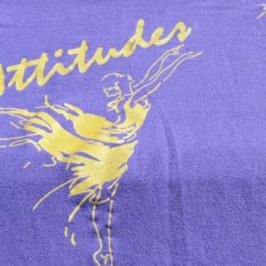 Vintage 1990s Attitudes Ballet Purple T Shirt L