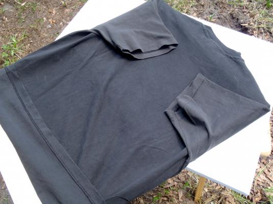Vintage 1990s EMT Tactical Black Cotton T-Shirt L
