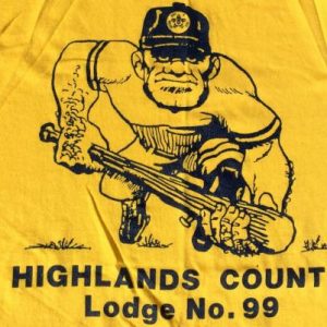 Vintage 1980s Fraternal Order of Police Lodge 99 T-Shirt L