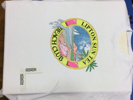Vintage 1980s Lipton Sun Tea Beach Club T-Shirt L/XL