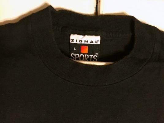 Vintage 1990s History of Art Black Cotton Novelty T-Shirt L