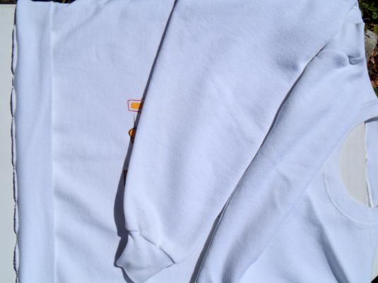 Vintage 1980s Mickey Mouse Disney Florida White Sweat Shirt