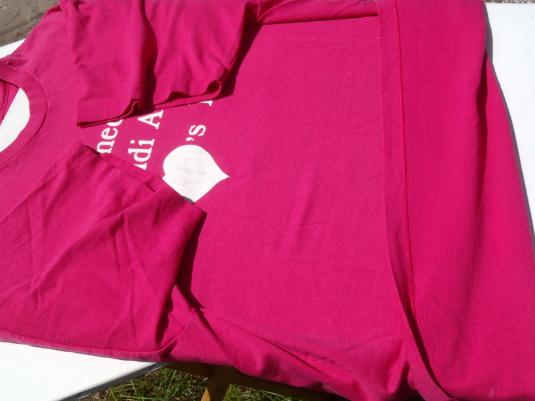 Vintage 1990s Saudi Arabia Pink Souvenir T-Shirt XL