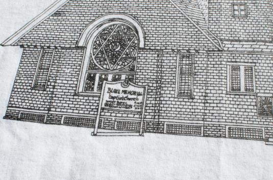 Vintage 1991 Blake Memorial Baptist Church White T Shirt XL