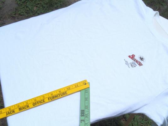 Vintage 1990s Beamish Stout White Cotton Beer T-Shirt L