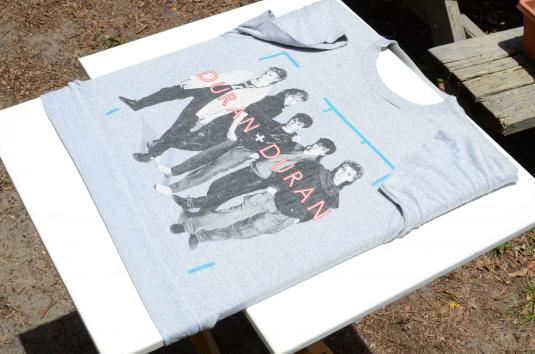 Vintage 1984 Duran Duran Wild Boys Concert Tour Gray T Shirt