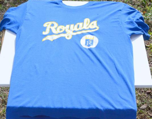 Vintage 1980s Kansas City Royals Blue T-Shirt L