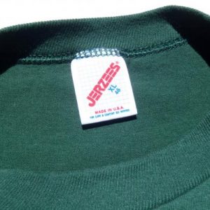 Vintage 1980s Green Cloggers Hoosick New York T Shirt XL