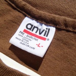 Vintage 1997 Brown Hanson Cotton T Shirt L