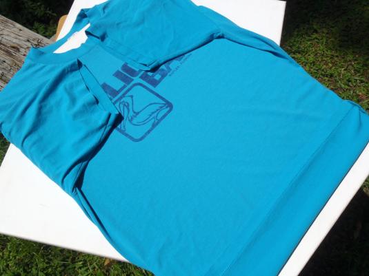 Vintage 1980s Pelican Bay Naples Florida Aqua T Shirt XL