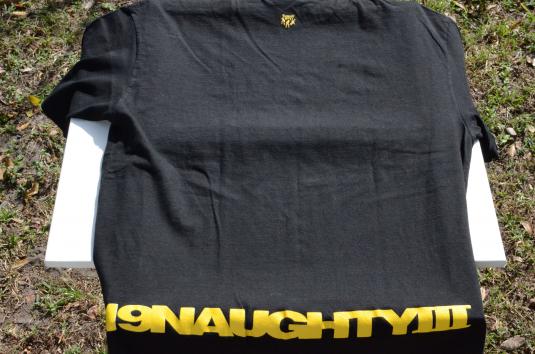 Vintage 1993 Naughty By Nature Black T-Shirt