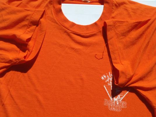 Vintage 1980s Tampa Bay Bucs Booster Club Orange T-Shirt XL