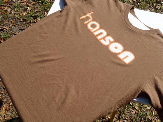 Vintage 1997 Brown Hanson Cotton T Shirt L